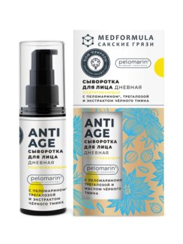 Anti Age сыворотка для лица дневная с пеломарином, трегалозой и маслом черного тмина «Med Formula» - Подтягивающая